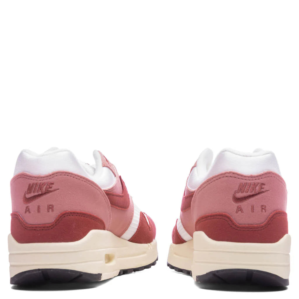 Womens Air Max 1 87 Sail Cedar Red Stardust