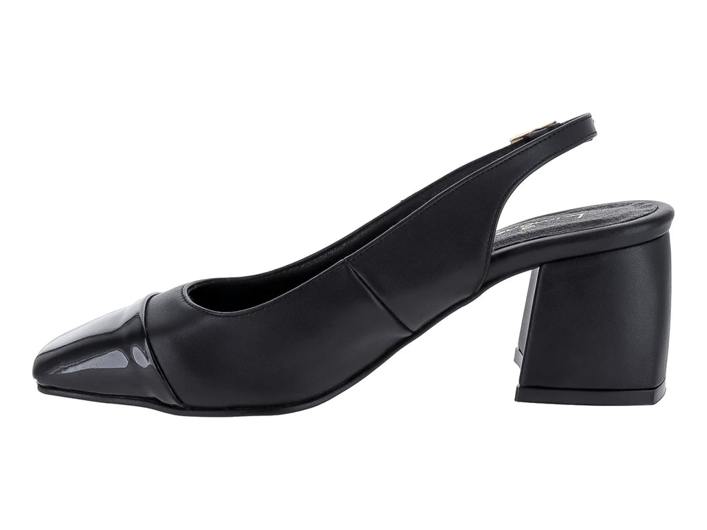 Zapatos de Tacón Clinton Charol Negro para Mujer
