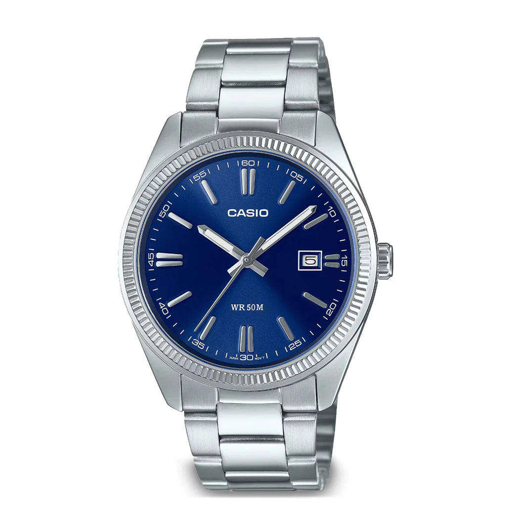 MTP1302D 2AVT Analog Silver Blue