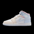 Air Jordan Mid SE GSHalf Blue Half Blue Pale Ivory White