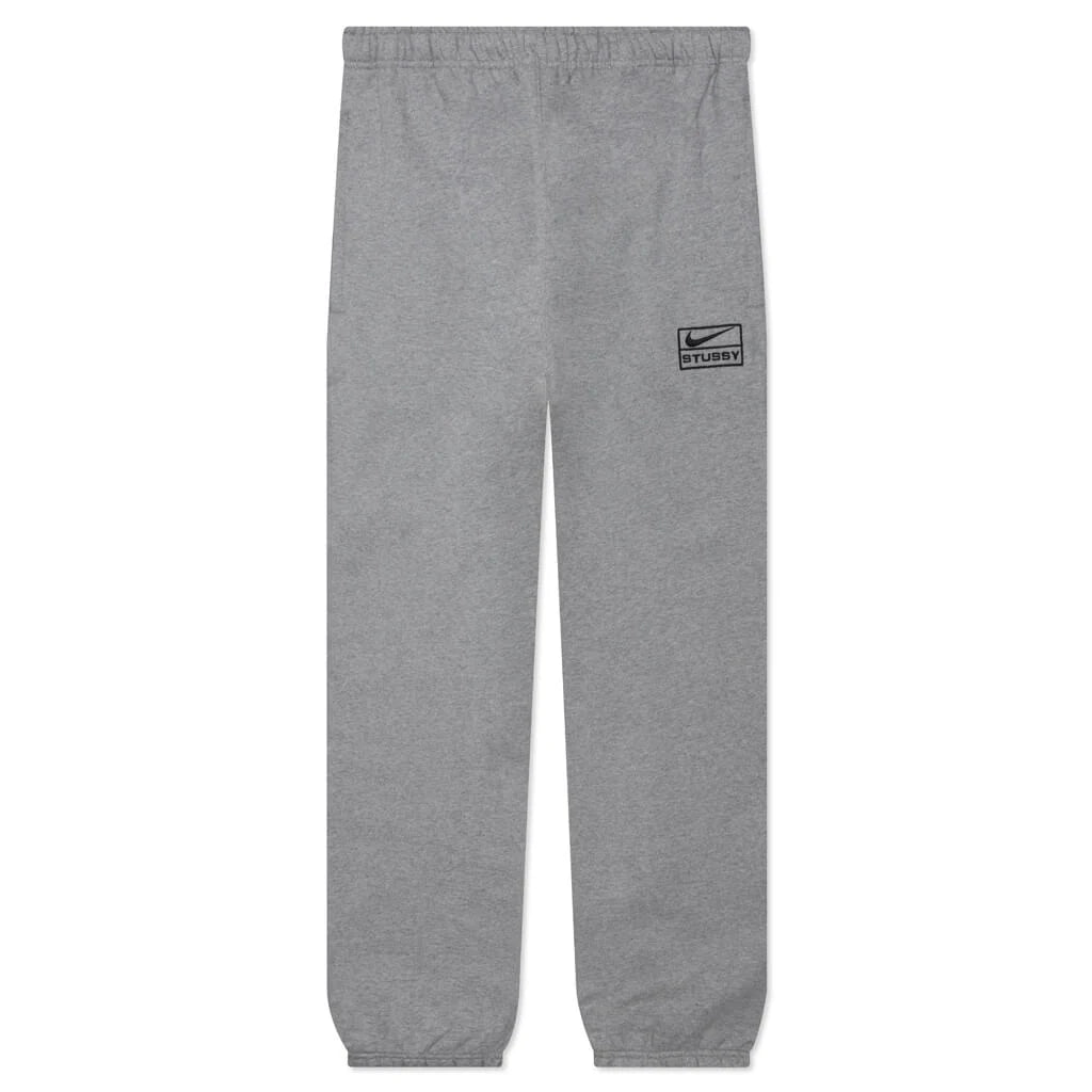 Nike x Stussy NRG Fleece Pant Dark Grey Heather Black