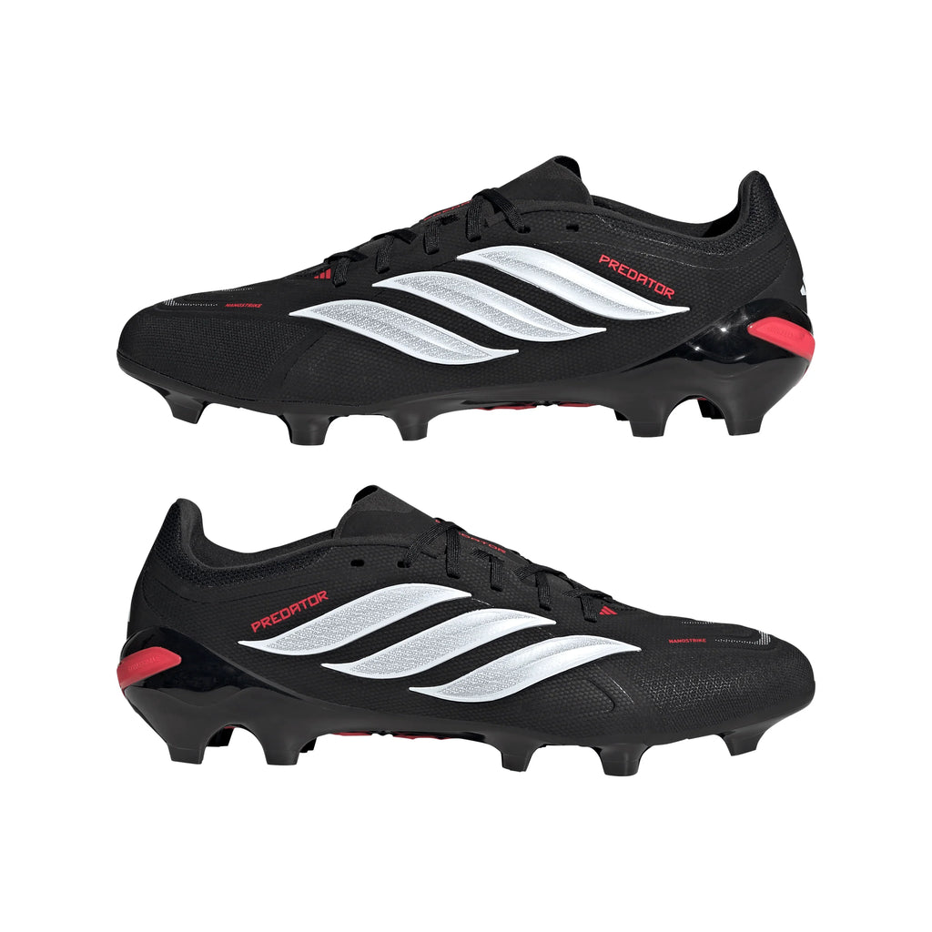 adidas Predator League FG Firm Ground Mens Soccer Cleats Black White Red
