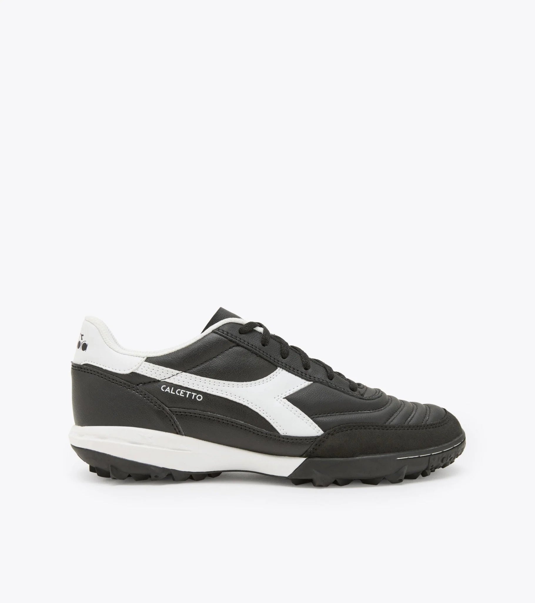 Diadora Calcetto II LT TF Turf Boots Black White