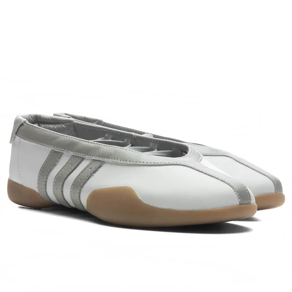 Womens Taekwondo Mei Ballet Cloud White Silver Metallic Gum