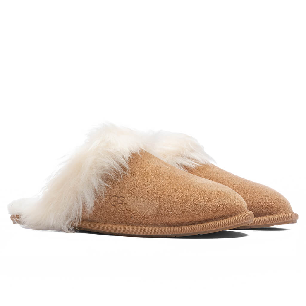 Womens Scuff Sis Slipper Chestnut