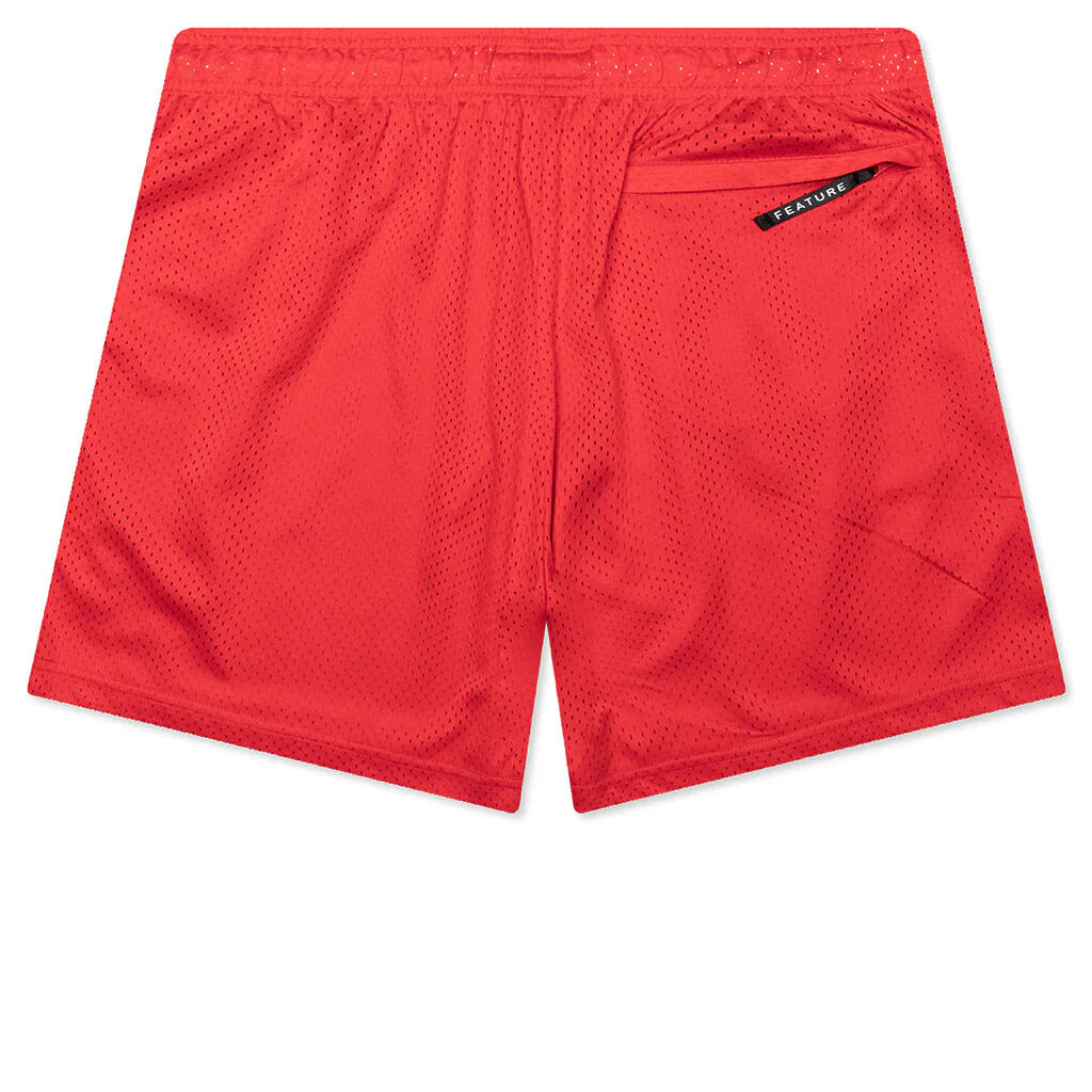 West Mesh Shorts Crimson