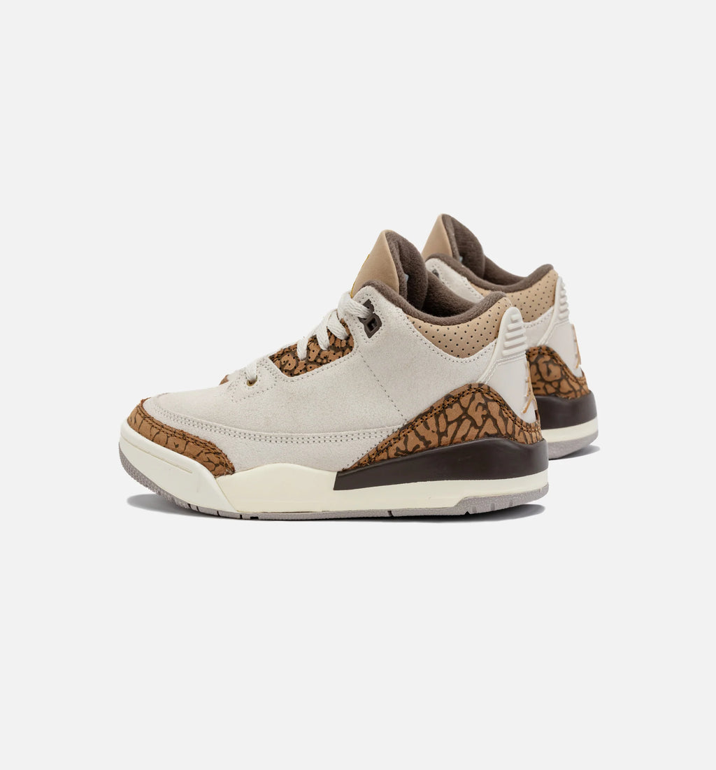 Air Jordan 3 Retro Palomino Preschool Lifestyle Shoe Light Orewood Brown Palomino