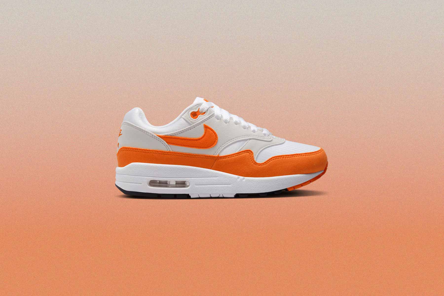 Womens Air Max 1 87 Safety Orange Neutral Grey Safety Orange White