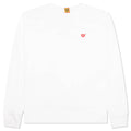Graphic L S T Shirt 3 White