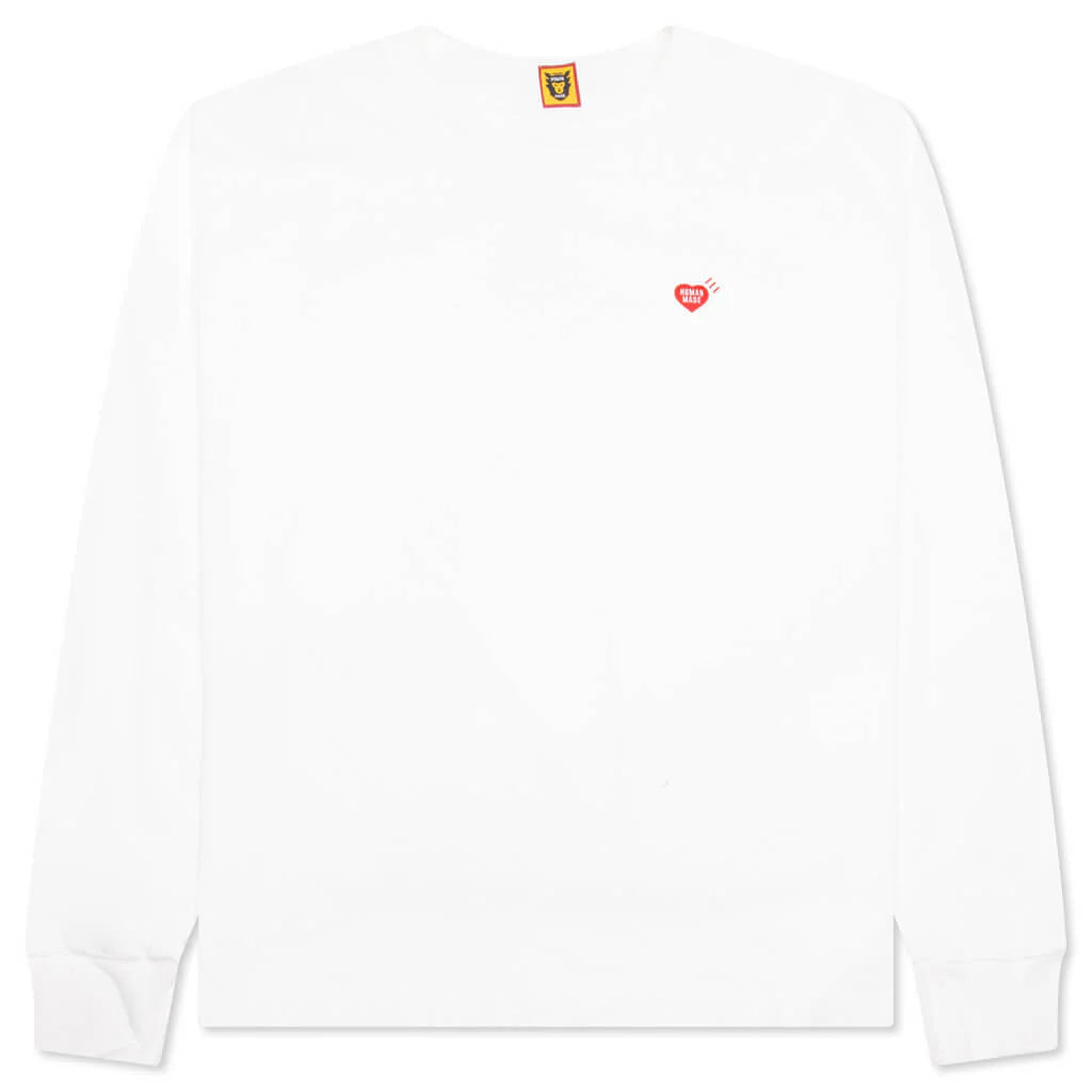 Graphic L S T Shirt 3 White