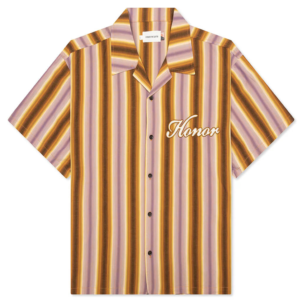 Auto Shop Camp Shirt Brown