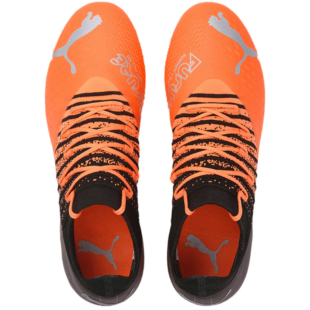 PUMA Future Z 33 FG AG Multi Ground Soccer Cleats Black Orange