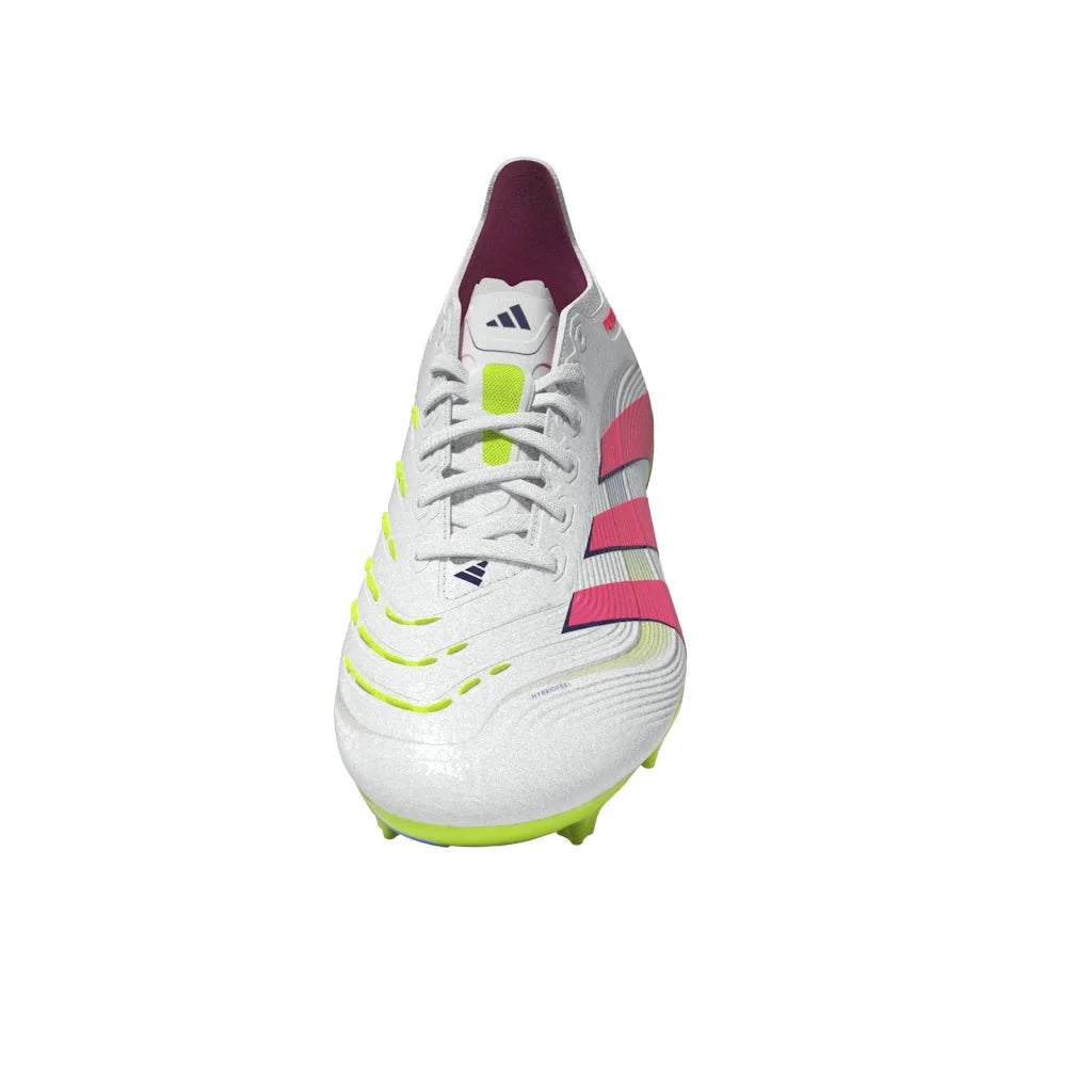 adidas Predator League Firm Multi Ground Soccer Cleats White Pink Lemon
