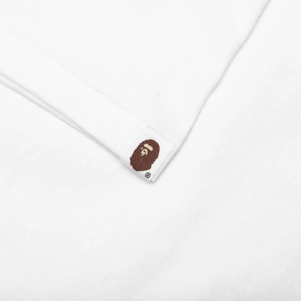 Liquid Camo Small Ape Face Tee White