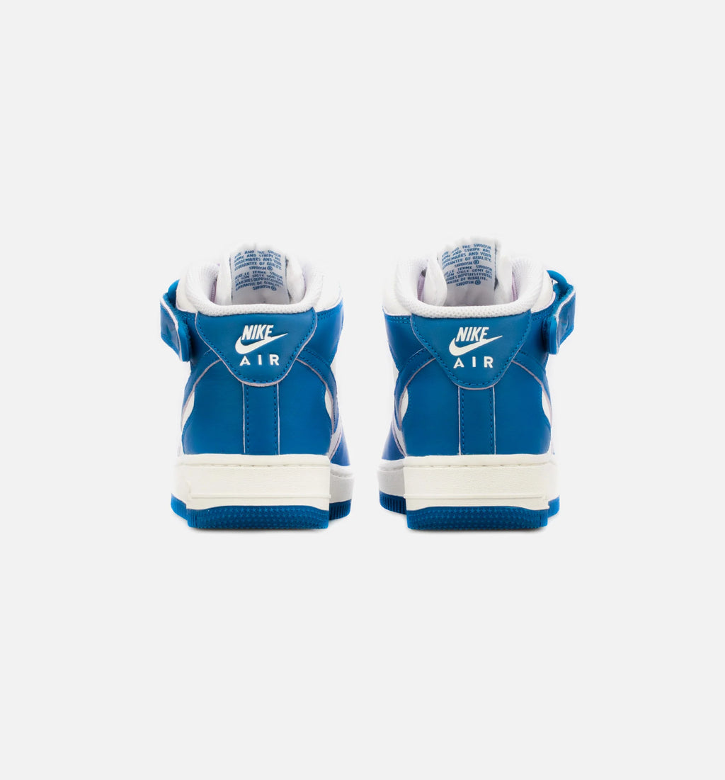 Air Force 1 Mid Womens Lifestyle Shoe Blue White