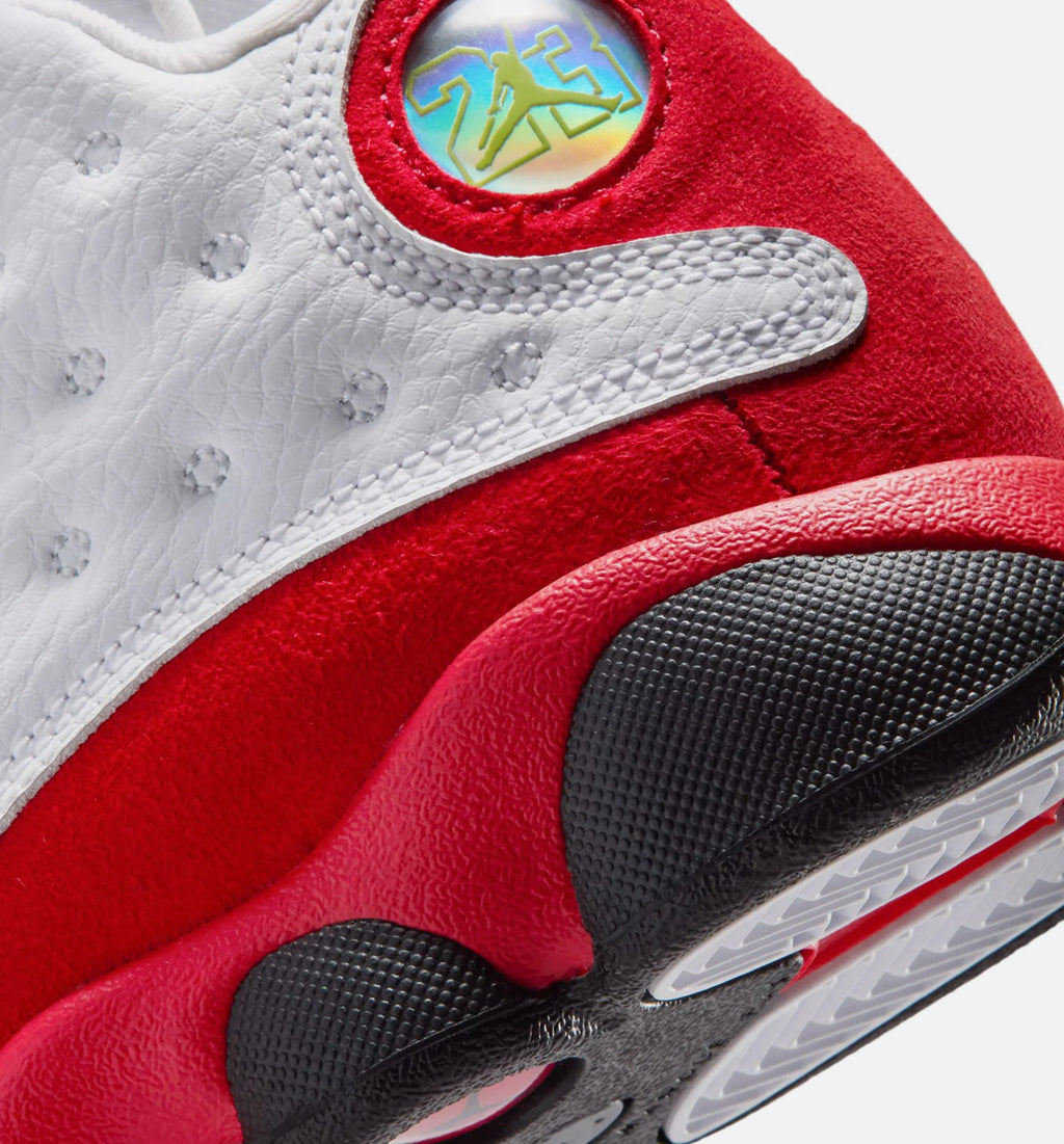 Air Jordan 13 Retro White And University Red Preschool Lifestyle Shoe White Black True Red