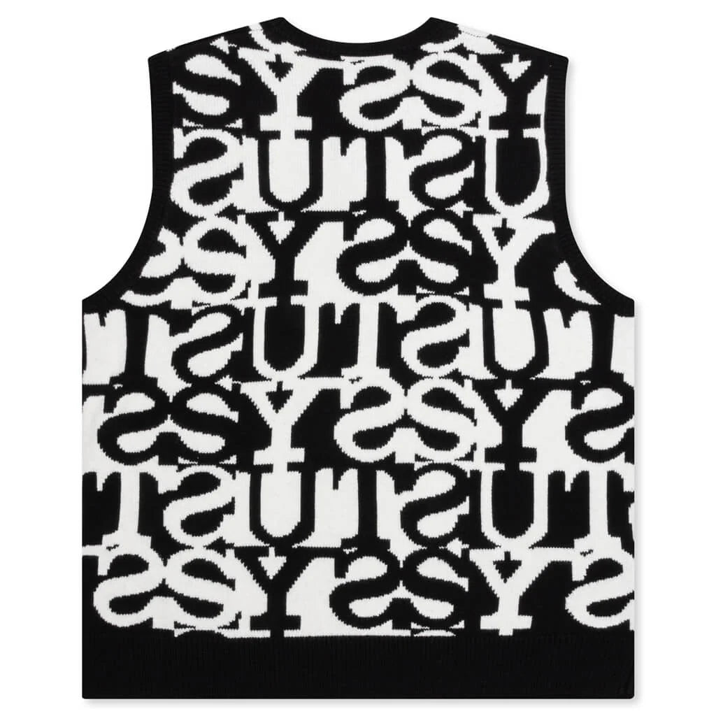 Stacked Sweater Vest Ivory