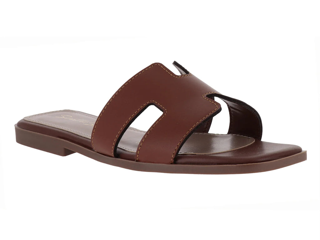 Sandalias Senties Sicilia Cognac para Mujer