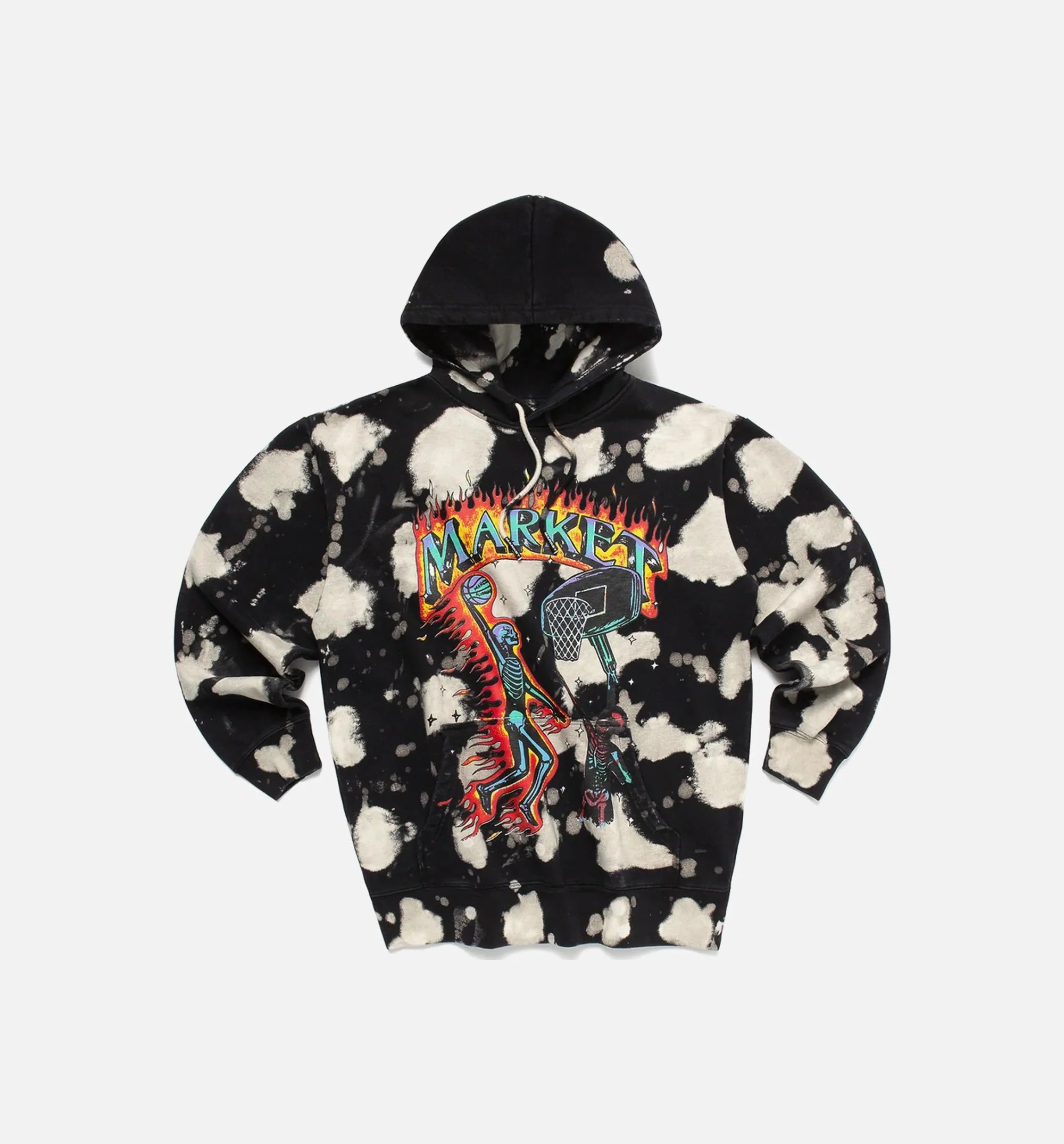 Skelly Digital Dunk Hoodie Mens Hoodie Black
