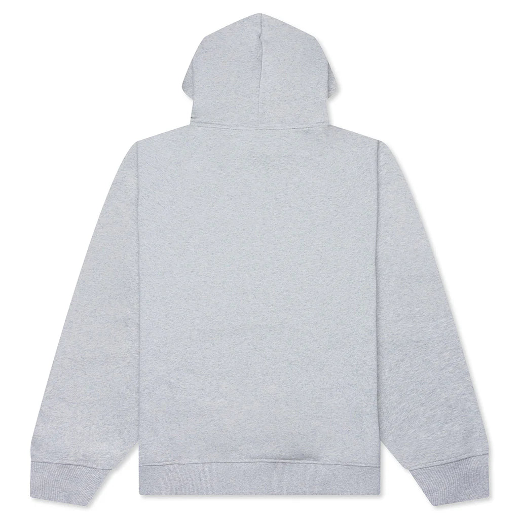 Flight Fleece Pullover Hoodie Grey Heather Black