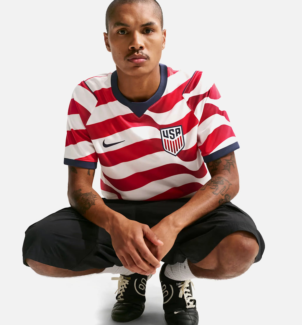 USMNT 2026 Stadium Home Dri Fit Replica Mens Jersey Sail Midnight Navy Midnight Navy