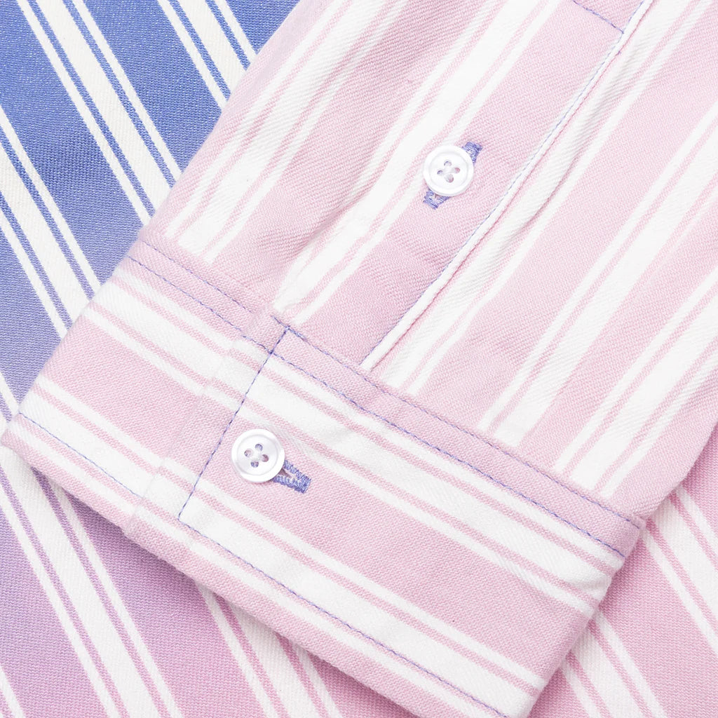 Fade Button Down Blue