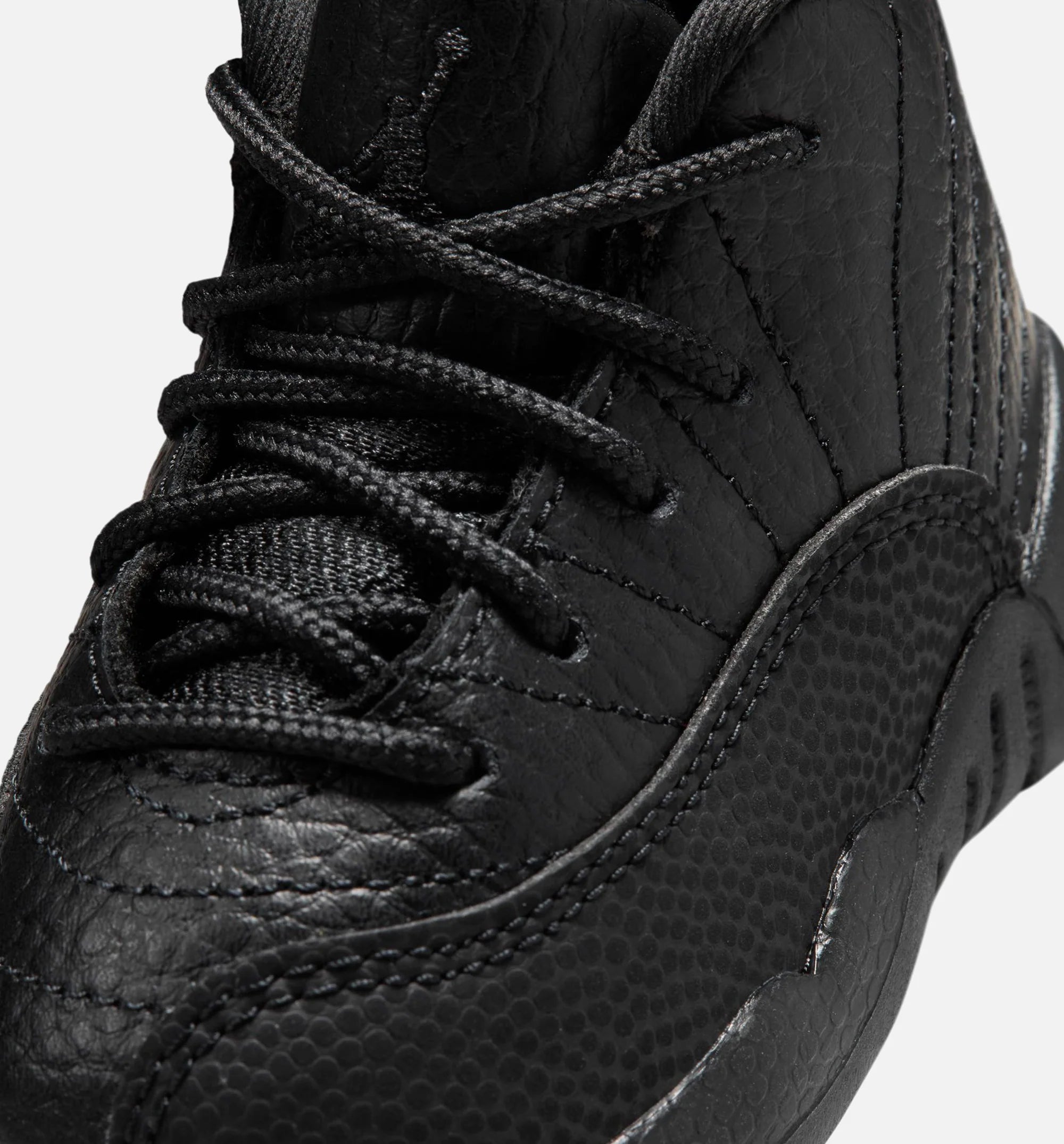 Air Jordan 12 Retro Bloodline Infant Toddler Lifestyle Shoe Black Varsity Red Free Shipping