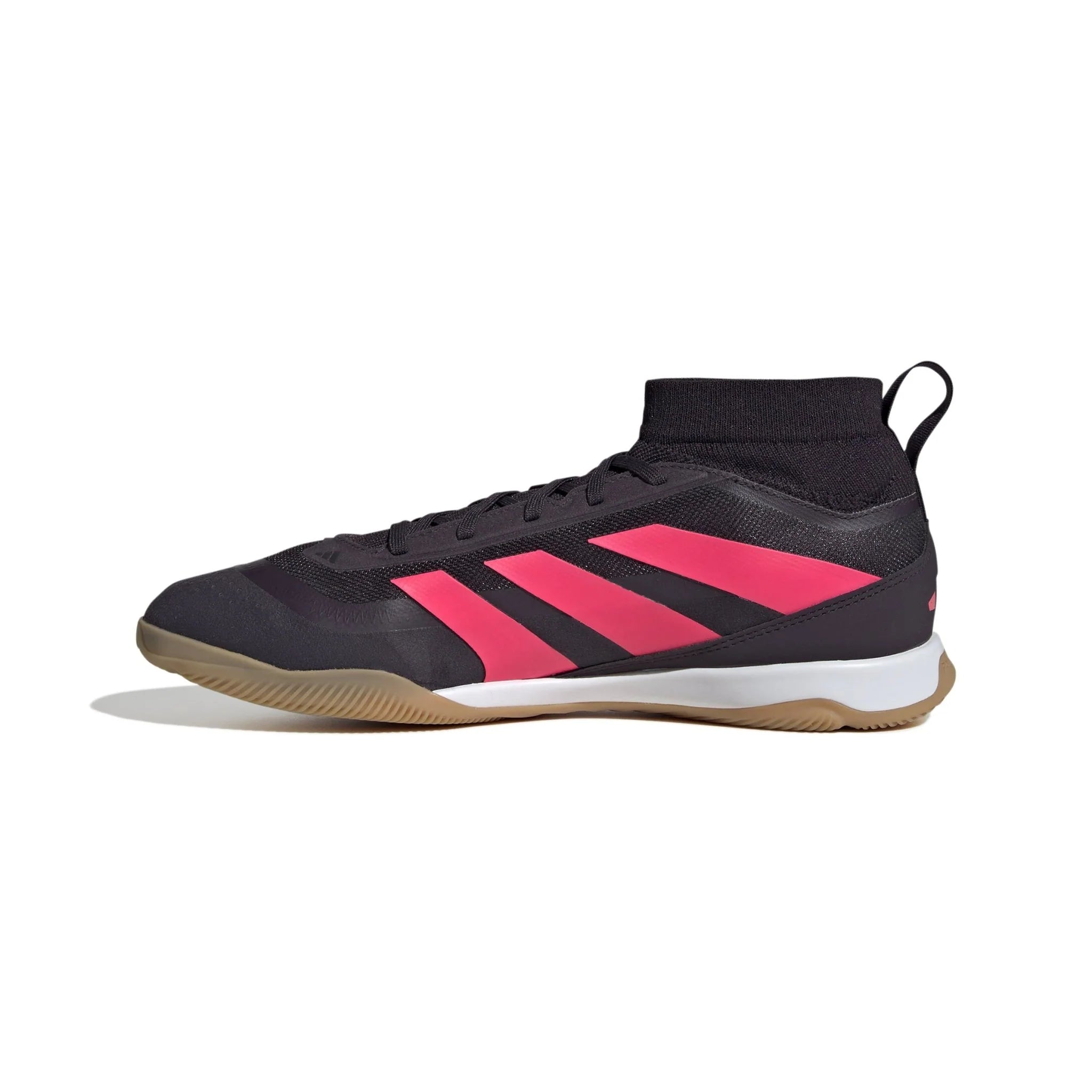 adidas Predator League Mid IN Indoor Soccer Shoes Black Turbo White