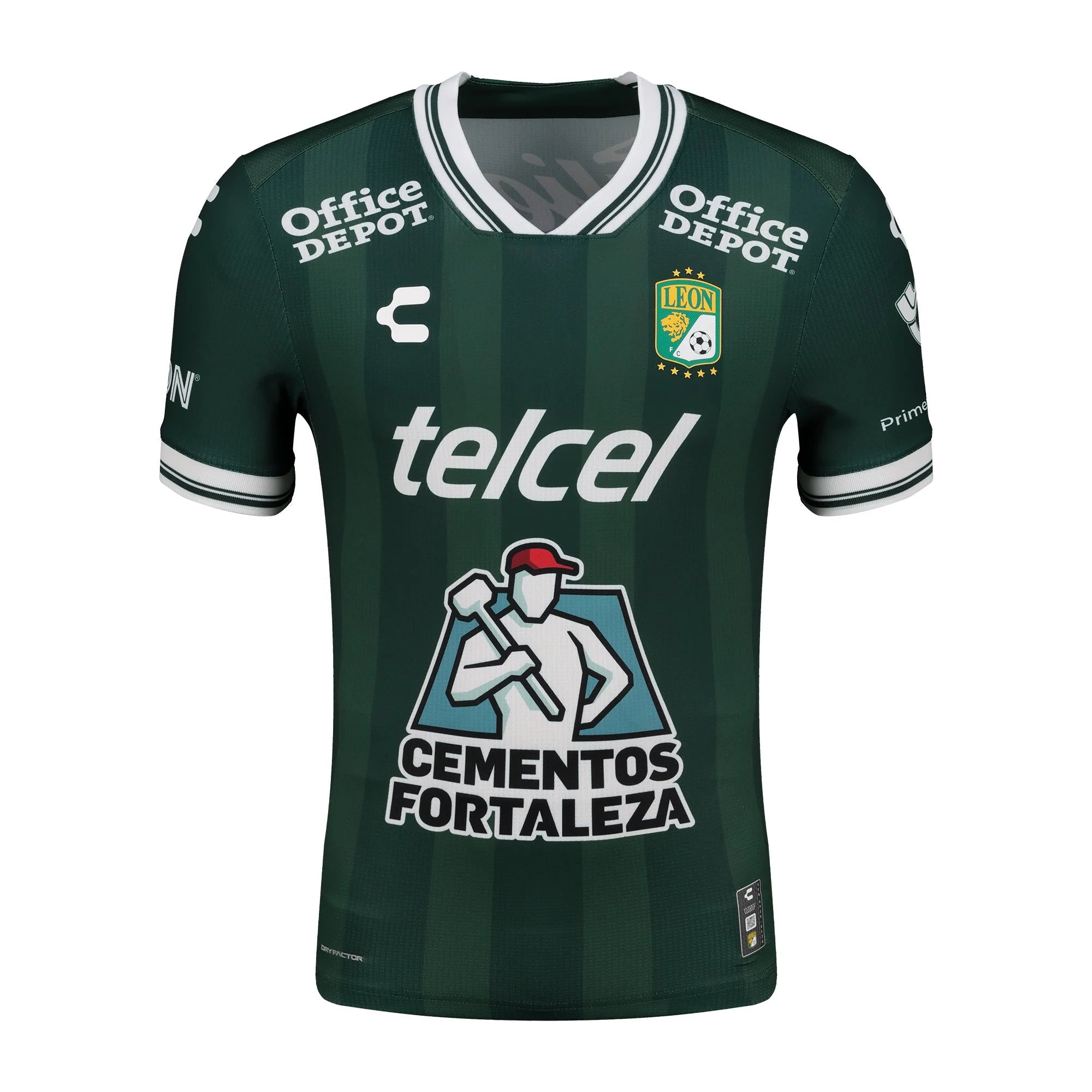 Charly Mens Leon Home Soccer Jersey 2025 Green