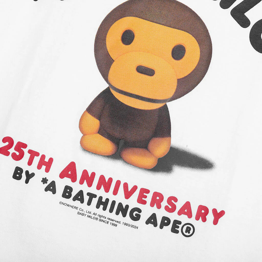 Baby Milo 25th Anniversary Photo Tee White