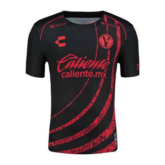 Charly Xolos Home Jersey 24 A Black Red