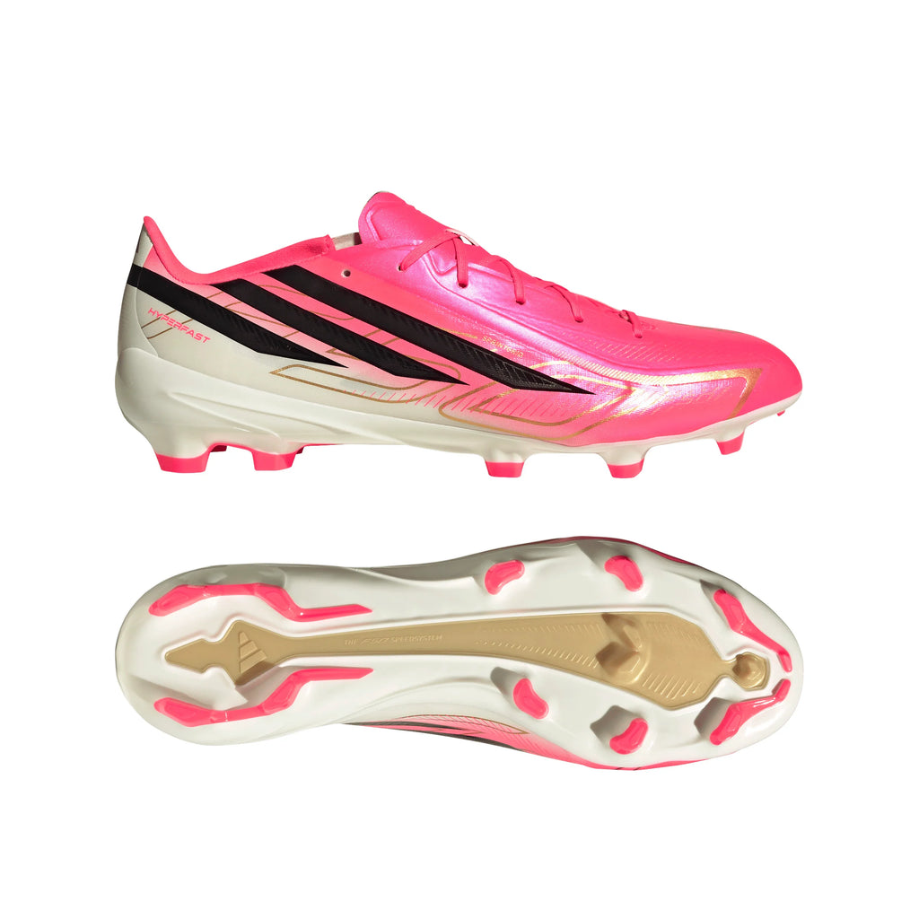 adidas F50 Hyperfast League Firm Ground Mens Soccer Cleats Turquesa Black Gold