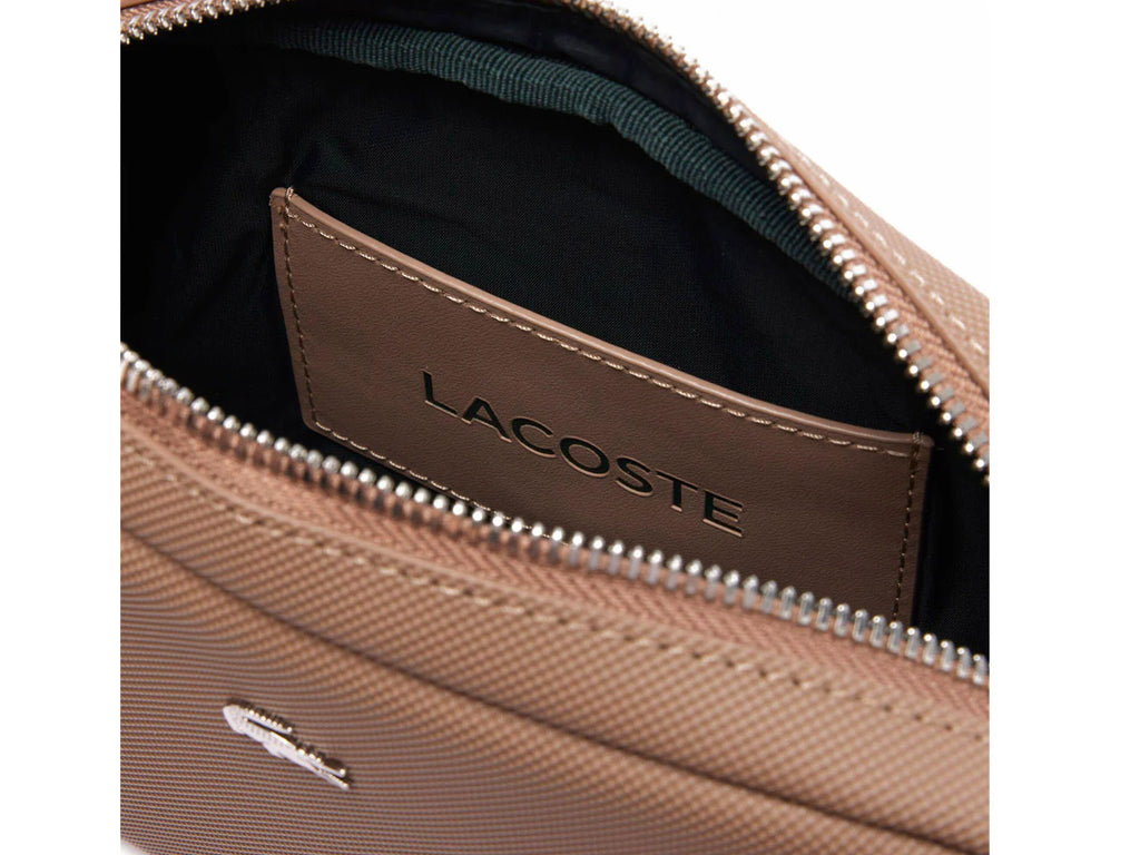Bolso Crossbody Lacoste Beige para Mujer