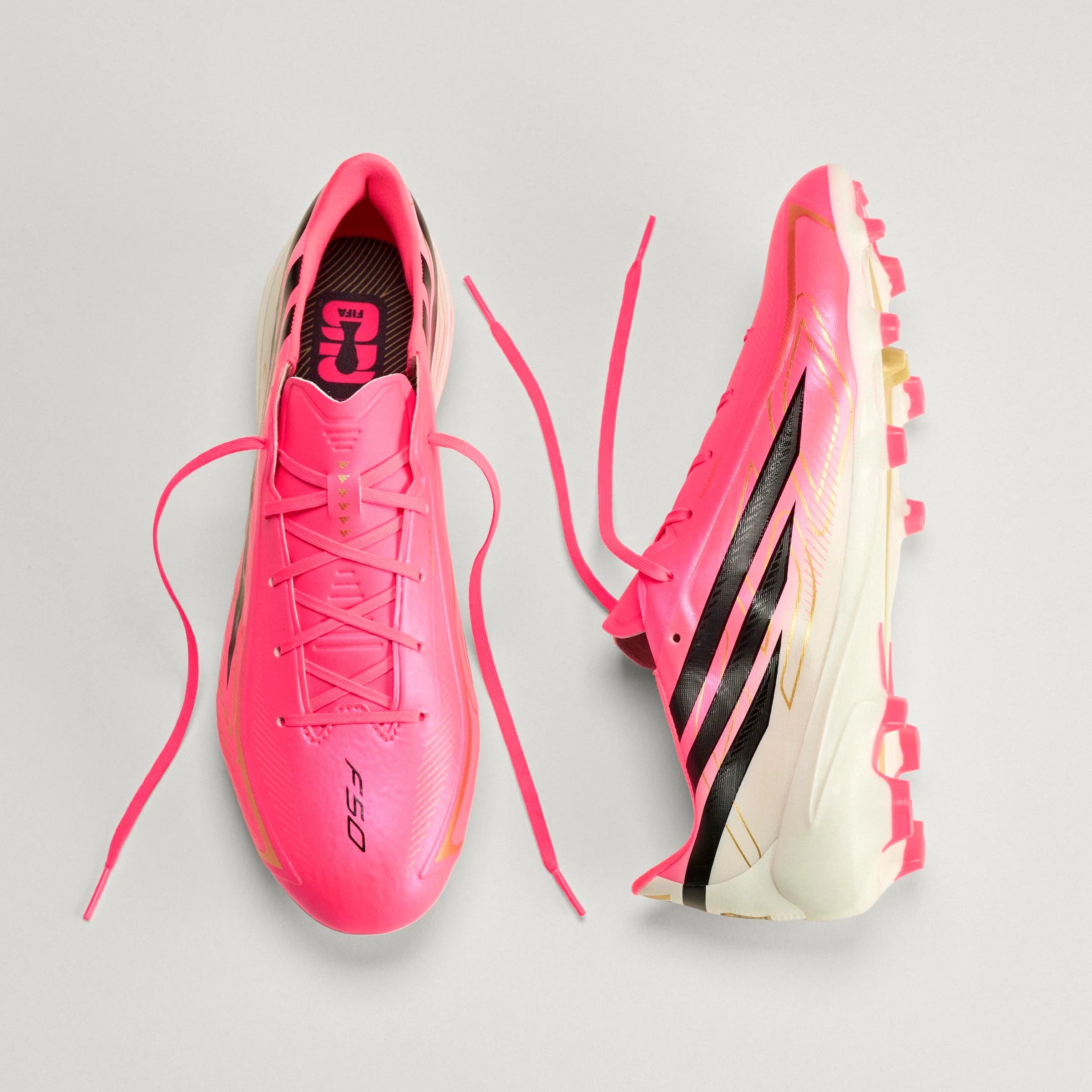 adidas F50 Hyperfast League Firm Ground Mens Soccer Cleats Turquesa Black Gold