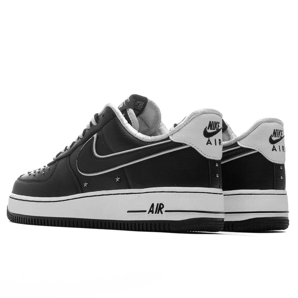 Air Force 1 07 PRM Black Summit White Metallic Dark Grey