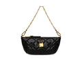 Bolsa de Hombro Steve Madden Benno Negro y Dorado para Mujer