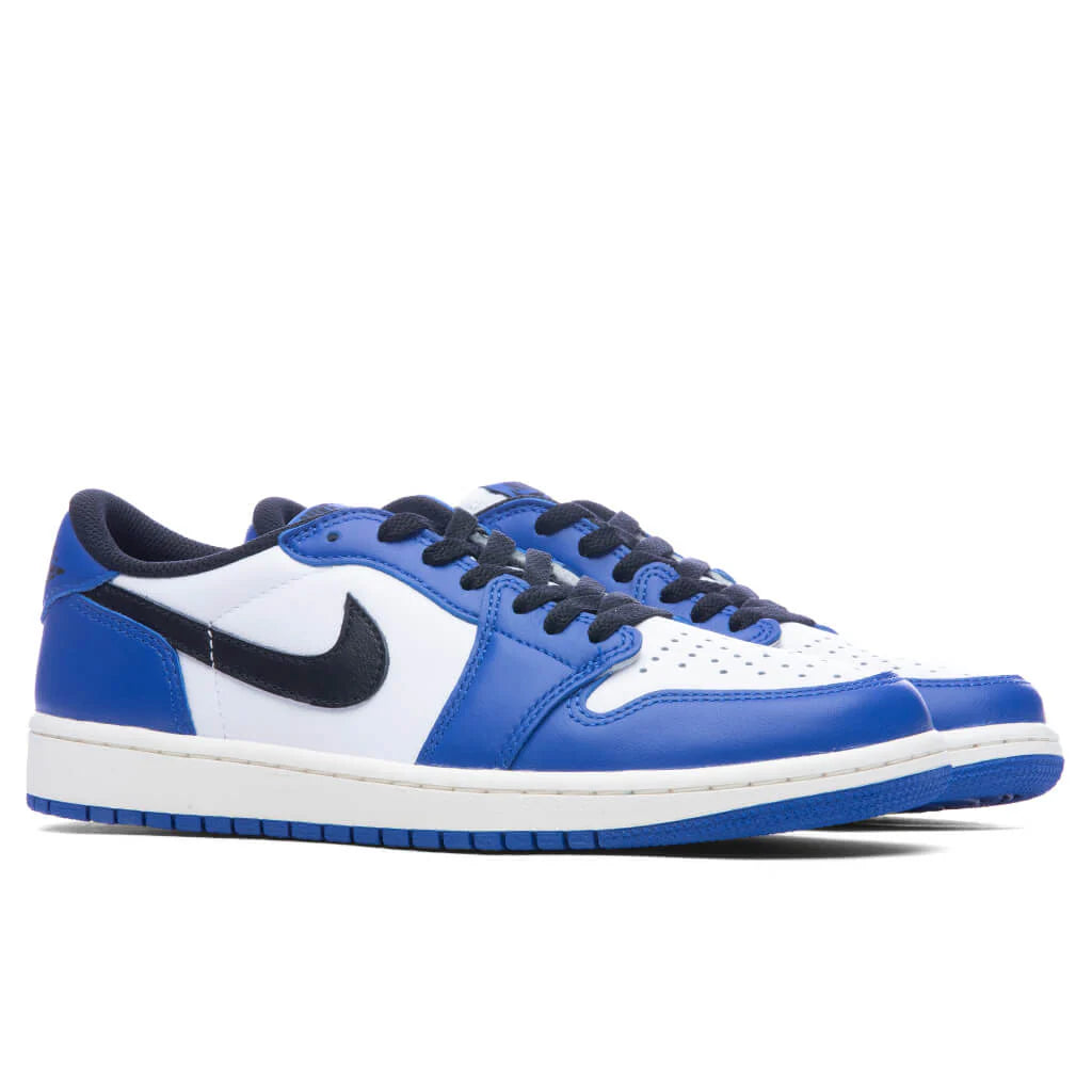 Air Jordan 1 Low OG Game Royal White Black Game Royal Sail