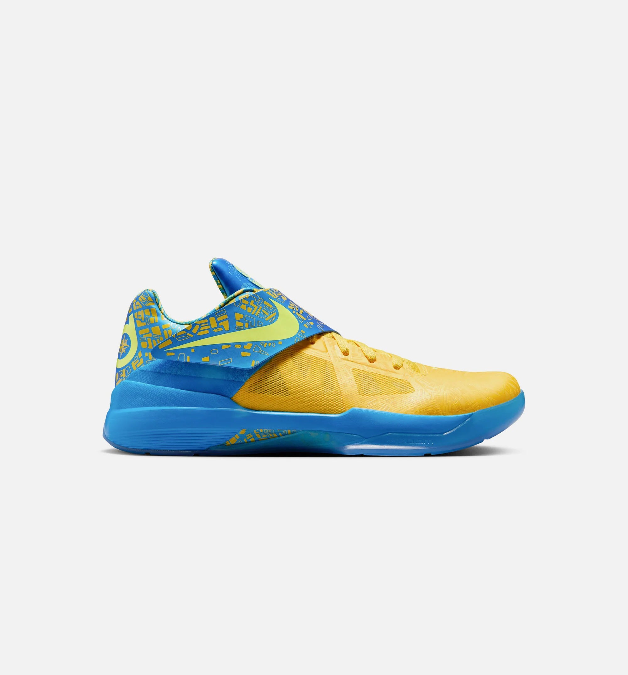 Zoom KD 4 Photo Blue Mens Lifestyle Shoe Photo Blue Tour Yellow