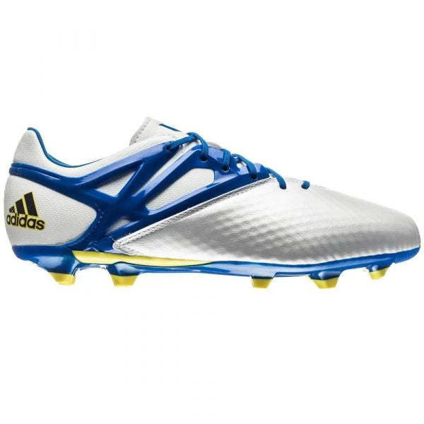 adidas Messi 151 FG AG Multi Ground Youth Soccer Cleats White Prime Blue Black