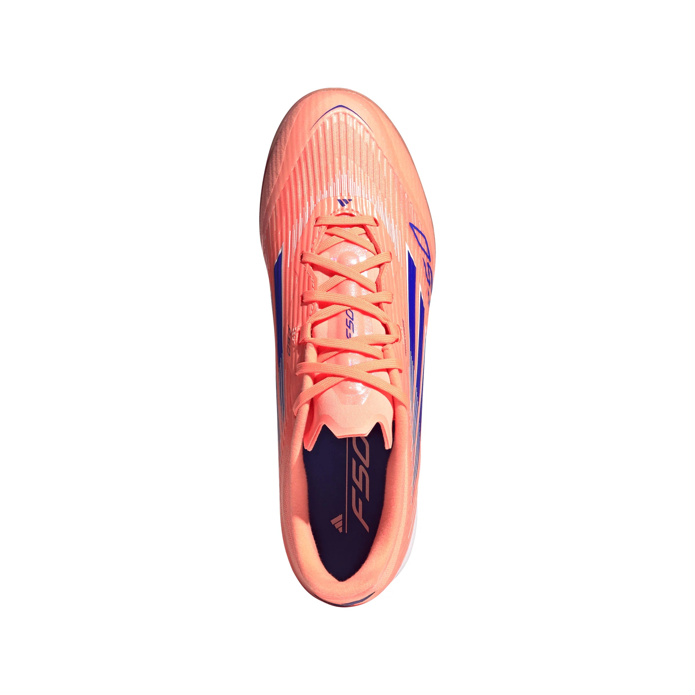 adidas F50 League IN Mens Soccer Shoes Orange Blue White