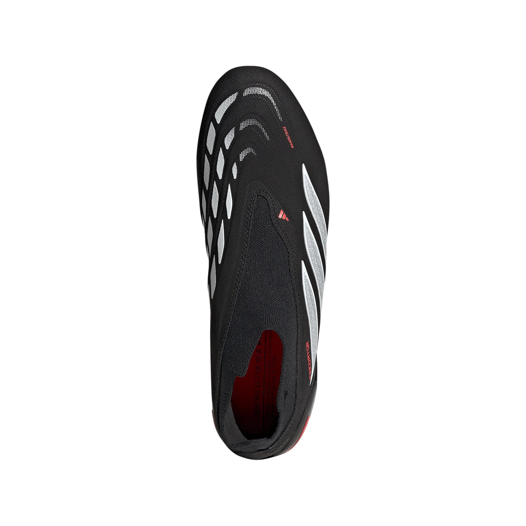 adidas Predator League Laceless FG Firm Ground Mens Soccer Cleats Black White