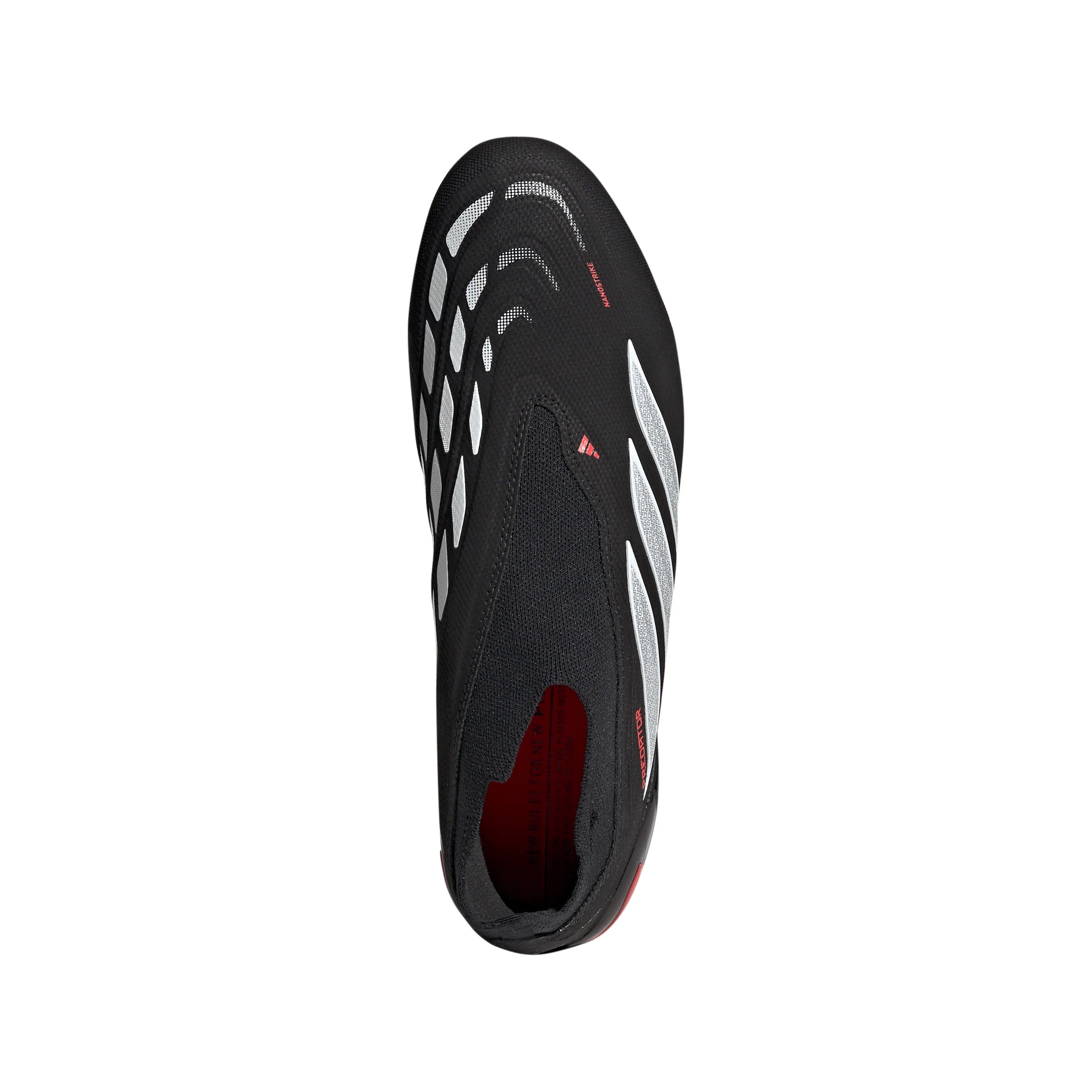 adidas Predator League Laceless FG Firm Ground Mens Soccer Cleats Black White