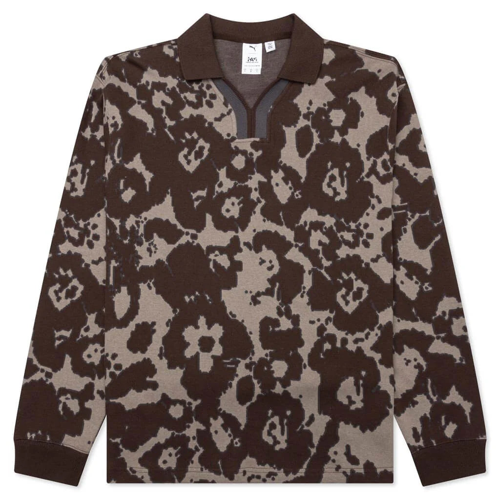 Puma x PAM Rugby Shirt Dark Chocolate