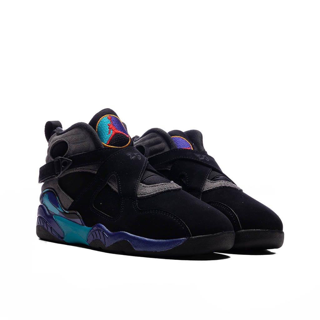 Air Jordan 8 Retro Aqua PS Black Multi Color