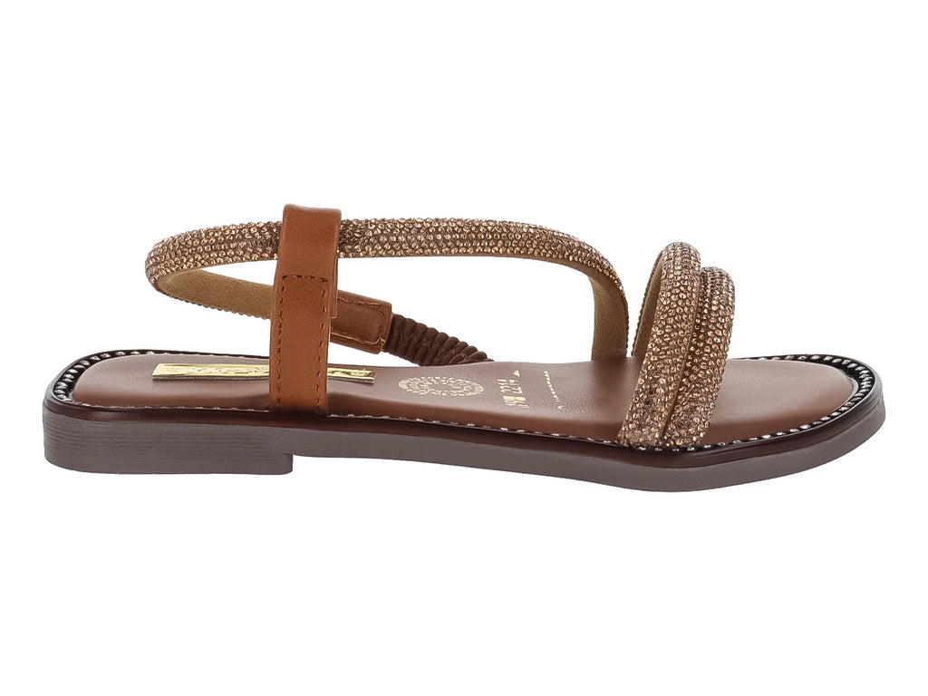 Sandalias Mia Bonita Color Tan para Niña