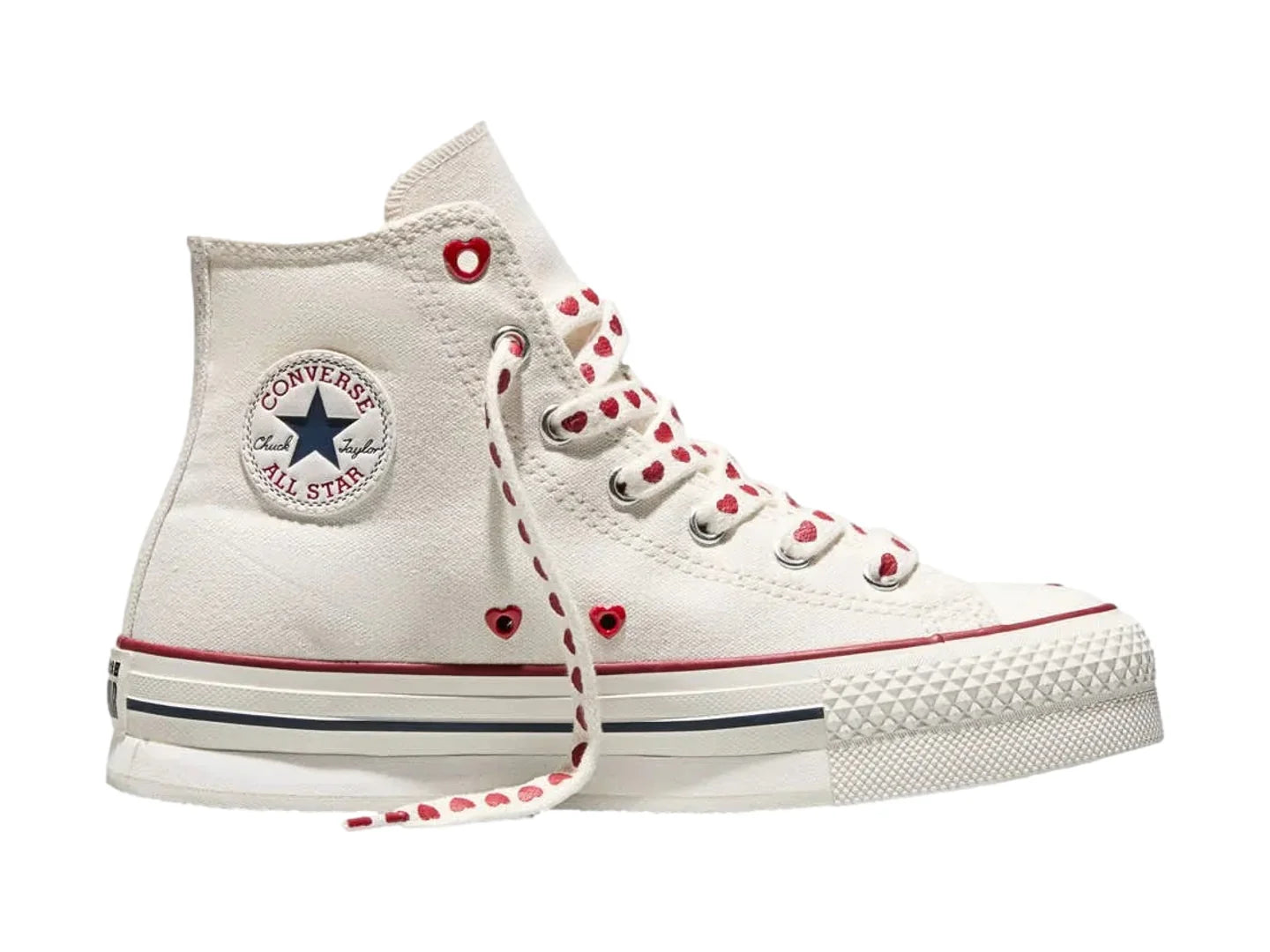 Tenis Converse CTAS Eva Lift Blancos para Niña