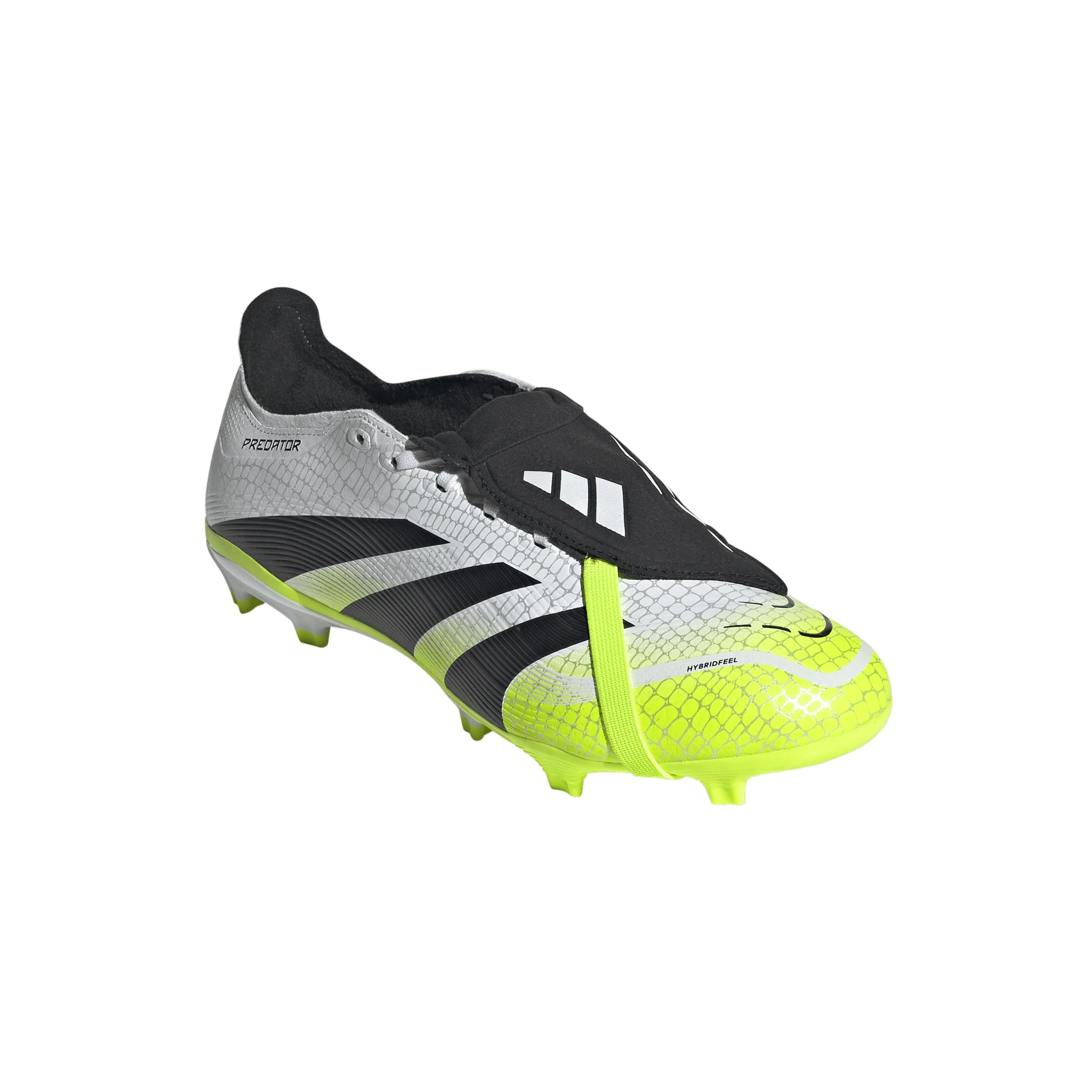 adidas Predator League Fold Over Tongue Firm Multi Ground Soccer Cleats White Black