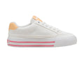 Tenis Puma Court Classic Vulc Blanco y Rosa para Niña