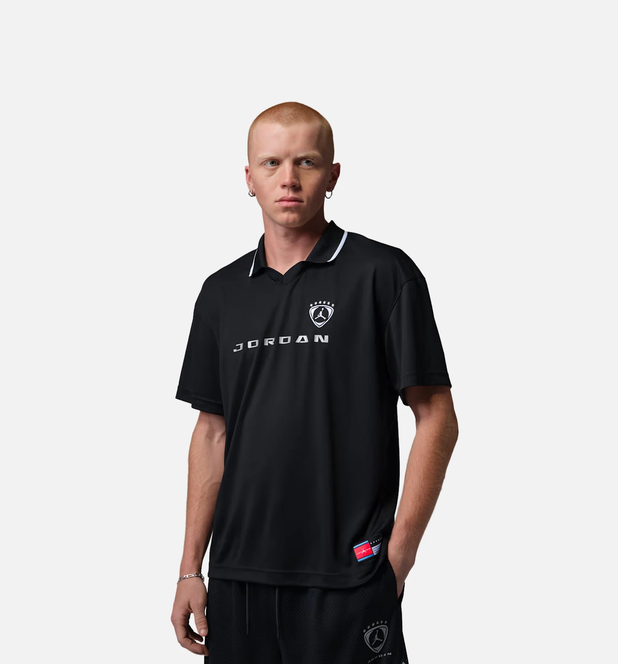 Brooklyn Soccer Mens Short Sleeve Shirt Black