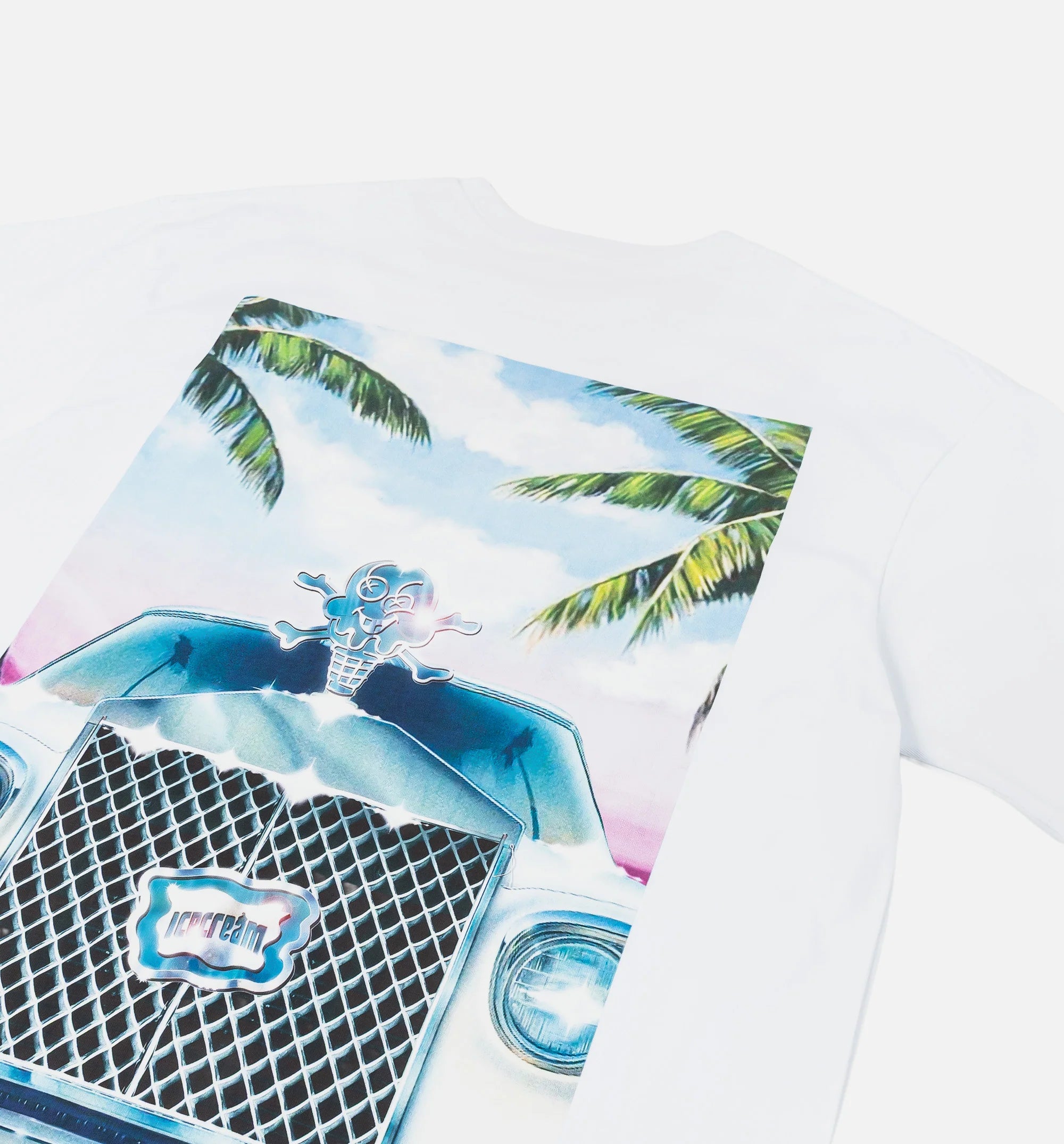 Miami Mens Short Sleeve Shirt White